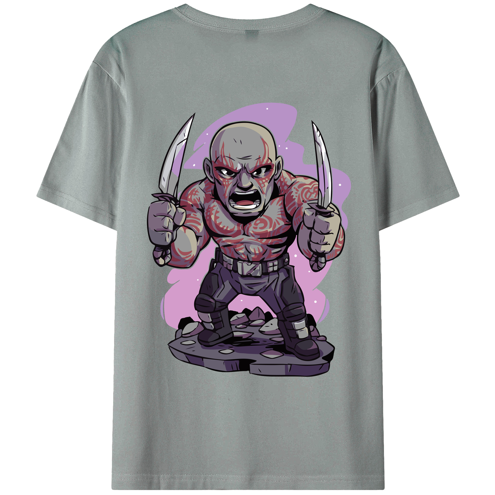 （画像用） アベンジャーズ The Avengers 綿100％ メンズ半袖Tシャツ（バックプリント） 通気性